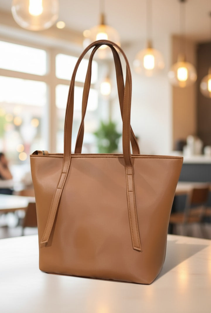 Velora Caramel Tote