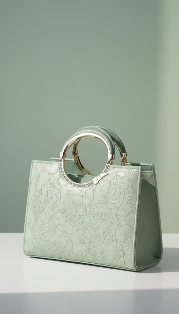 Sage Blossom Bag